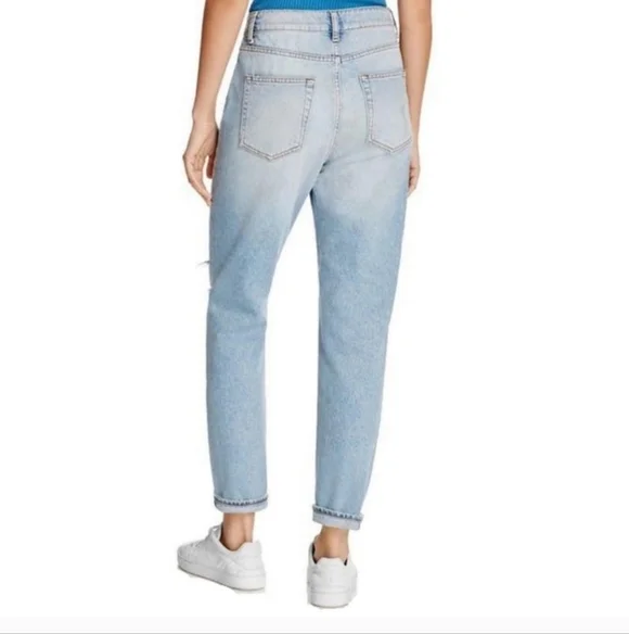 Sandro straight cut high-waisted jeans Size 34 sandro or 2 US - Picture 2 of 13